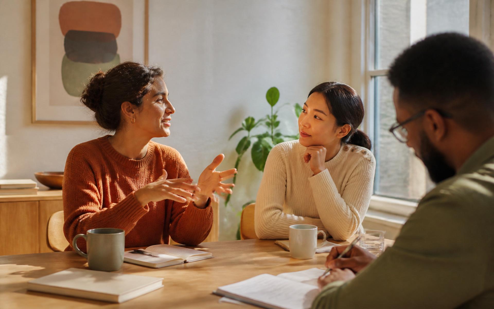 Employees making benefits decisions together